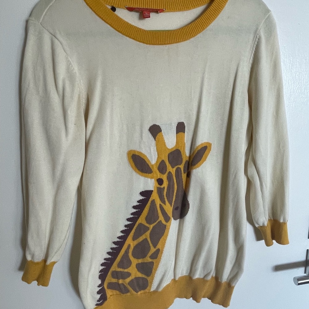 Never been worn ModCloth Giraffe sweater